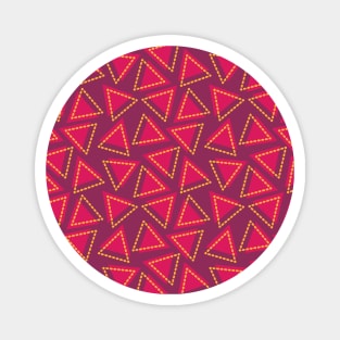 Triangle Shape Seamless Pattern 017#001 Magnet